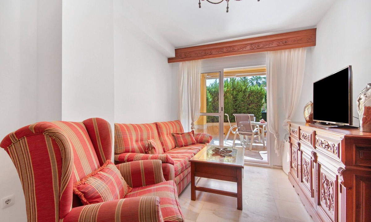Lepe Apartment | Apartment 'Las Arenas' with Shared Pool, Private Terrace and Wi-Fi