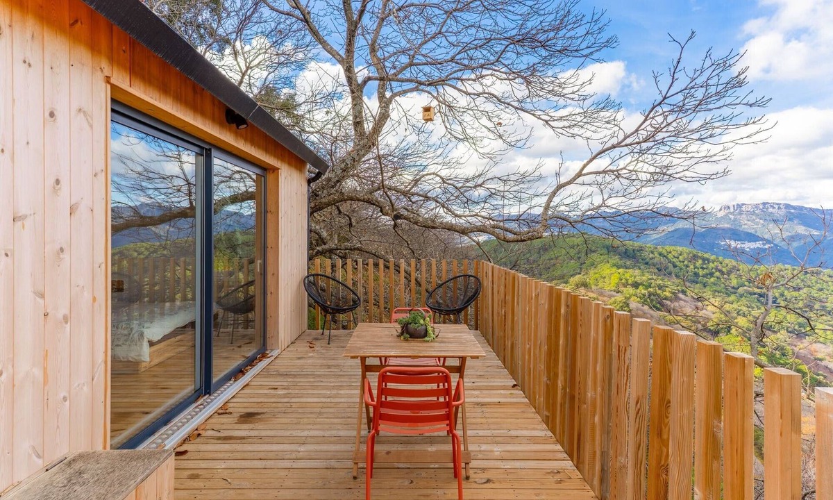 Jubrique Cabin | Cabin 'Mirlo Blanco' with Mountain View, Shared Pool and Private Terrace