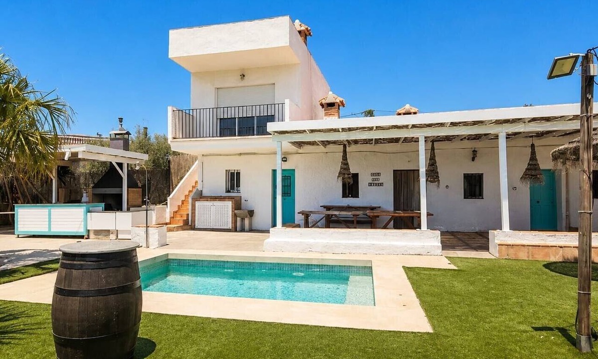 Cartama Villa | Country House 'Burraca Oasis En Cartama' with Mountain View, Private Pool and Private Terrace