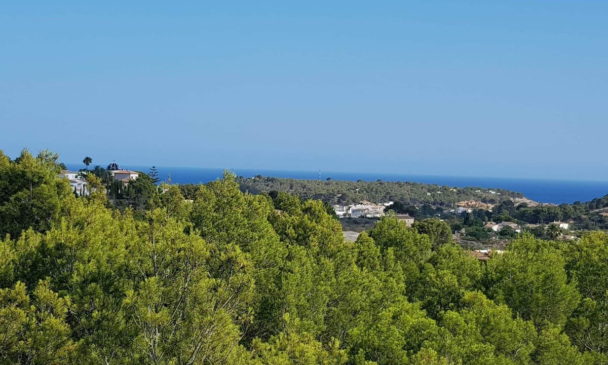 Bernia House | Detached house with terrace in the middle of a pine forest with sea view