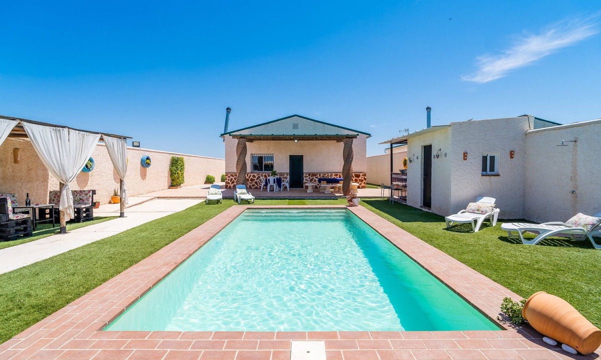 La Lantejuela House | Holiday Home "Casa Rural Rafael" with Private Pool, Private Terraces & Wi-Fi