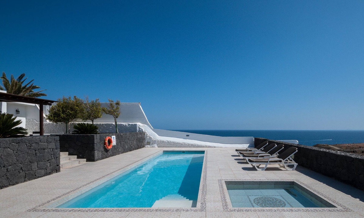 Puerto del Carmen Villa | Luxury Sea Front Villa With Private Heated Swimming Pool And Sea Views