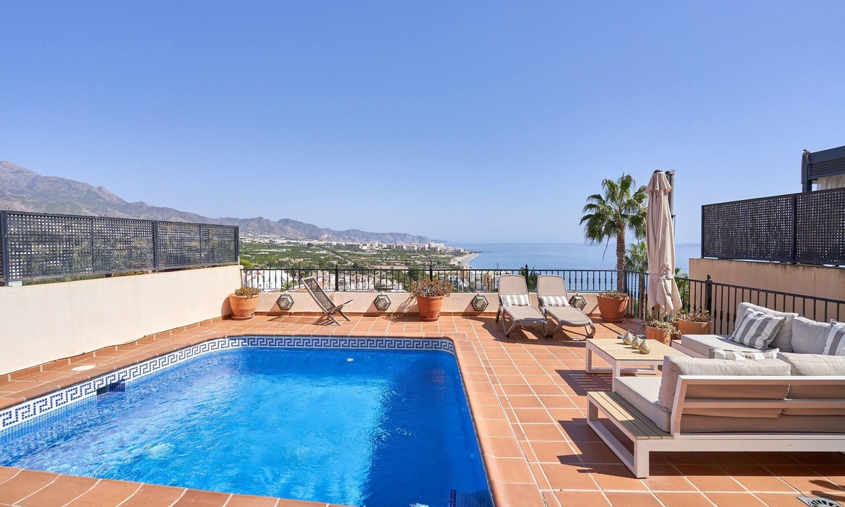 Nerja Villa | Newly renovated Luxury Villa-Panoramic Sea & Mountain Views-Private Pool-Walk to Beach