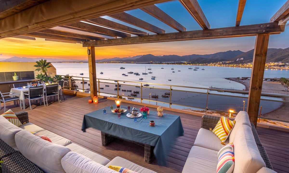 La Azohia House | Stunning Luxury Penthouse with Sea Views, Wi-Fi and Air Conditioning
