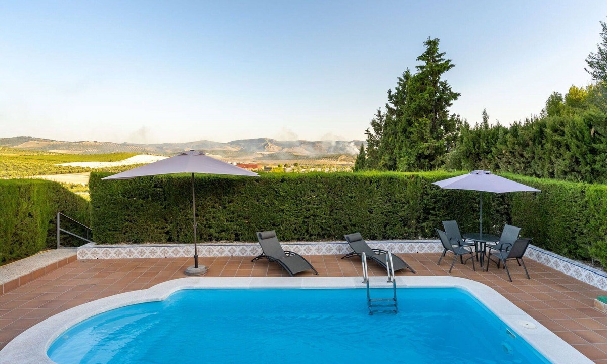 Baena House | Stunning private villa for 6 guests with private pool, WIFI, A/C, TV and terrace