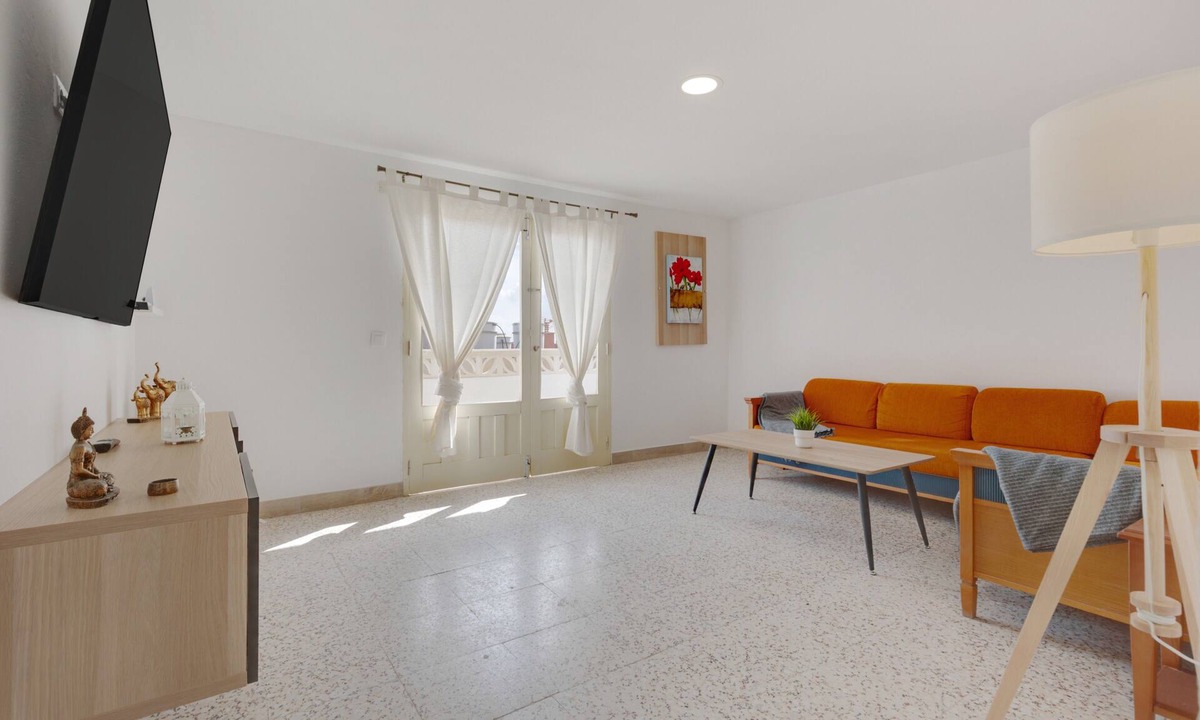 Gran Tarajal Apartment | Vacation Apartment 'Edificio El Baifo Loco - Milena' with Sea View and Balcony