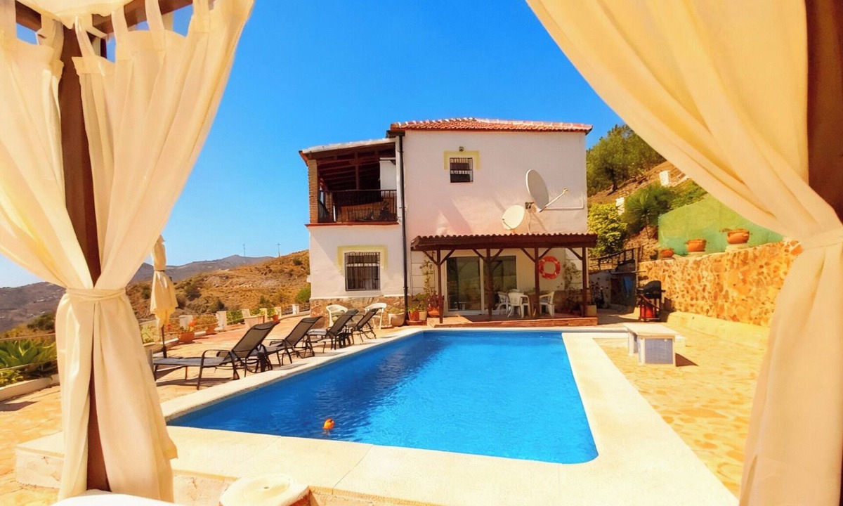 Arenas Villa | Villa Clara Spacious Villa, 10 min Beach, Private Heated Pool, Spectacular Views