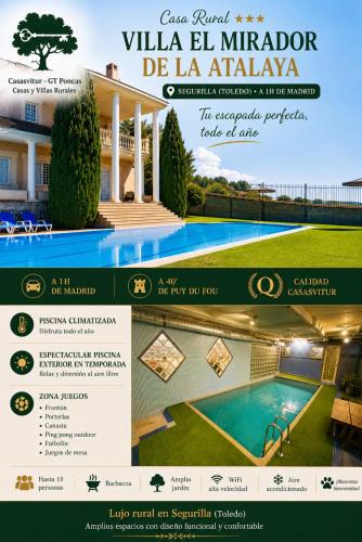 Segurilla Villa | Villa Mirador de la Atalaya-Casa Rural