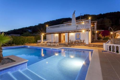 Sant Antoni de Portmany Villa | Villa París con vistas panorámicas