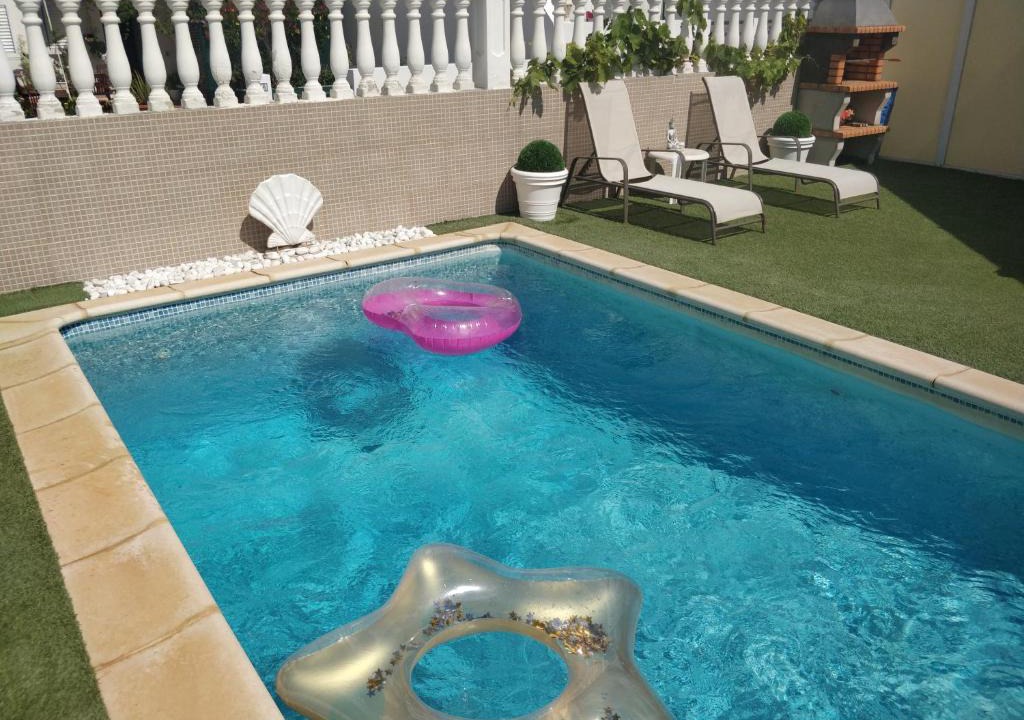 Caleta de Fuste Villa | VV VALDECONCHA, piscina climatizada con SPA privado y vistas al mar