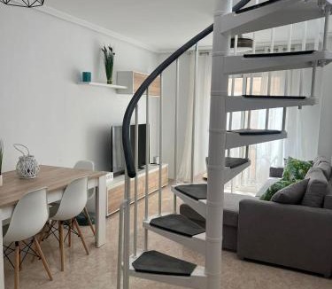 Garrucha Apartment | Ático duplex con Vista Mar y Terraza Privada a 200m de la playa hasta 6 personas