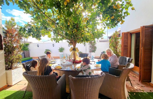 Caserio Los Tarquinos Villa | 7 bedroom Villa for 15 ppl, Heated pool, sauna, hot tub on El Valle Golf, Murcia