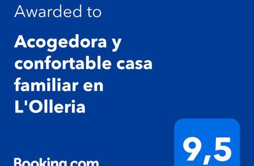 L'Olleria House | Acogedora y confortable casa familiar en L'Olleria
