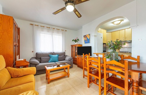 San Juan de los Terreros Apartment | Apartment 'Al Lado De La Playa' with Sea View, Shared Pool and Wi-Fi