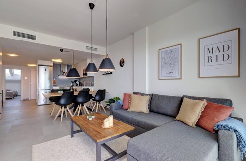 Castillo de Sabinillas Apartment | Apartment 'Blue Sunset Penthouse' with Sea View, Terraces & Wi-Fi