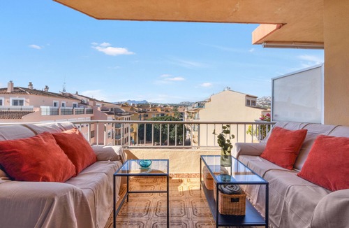 Moraira Town Centre Apartment | Apartment 'De Moraira' with Sea View, Wi-Fi and Air Conditioning