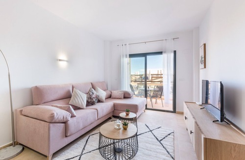 Fuente Alamo de Murcia Apartment | Apartment 'El Oasis Martinica 4 2 A' with Mountain View, Wi-Fi and Air Conditioning