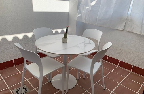 El Portil Apartment | Apartment 'El Portil Pinares' with Shared Pool, Private Terrace and Wi-Fi