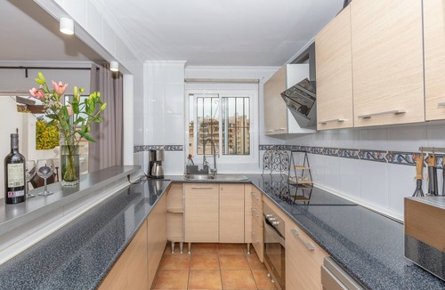 Torreblanca Villa | Apartment "Villa Mar del Plata" with Shared Pool, Wi-Fi, Garden & Terrace