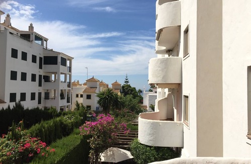 Atlanterra Apartment | Bahia de la Plata, with swimming pool
