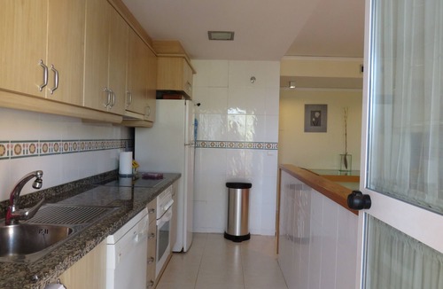 Piles Apartment | Beautiful Stella apartment in 1st line on the sea with swimming pool, palm tree