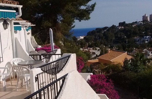 El Portet Villa | Beautiful Villa With Sea Views and a Shared Pool Set in Mediterranean Gardens