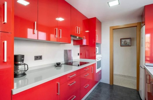 La Cala del Moral Apartment | Breakfast with views, parking, terrace and pool