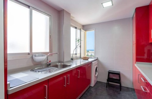 La Cala del Moral Apartment | Breakfast with views, parking, terrace and pool