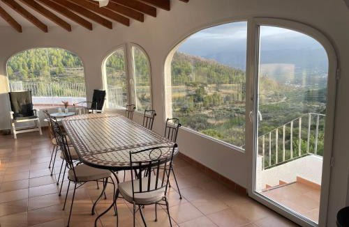 Monte Pego House | Casa Dalí Spacious Hilltop Villa with Sea Views near Dénia medium term stay