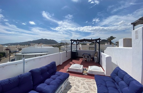 Vista de los Angeles-Rumina House | Casa Wilphi-Cosy 3-bed, 2-bath duplex with roof solarium in Mojácar.
