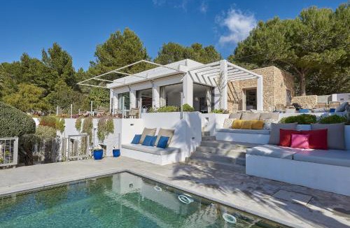 Sant Josep de sa Talaia Villa | Deluxe Ibizan Retreat Stunning Sea Views Can Juana 6 Bedroom