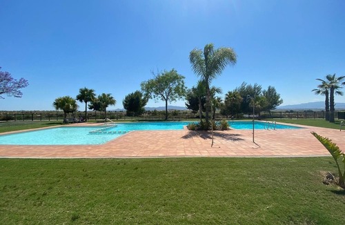 Alhama de Murcia Apartment | Apartment 'Luxury with Stunning Views' with Mountain View, Pool, Terrace & Garden