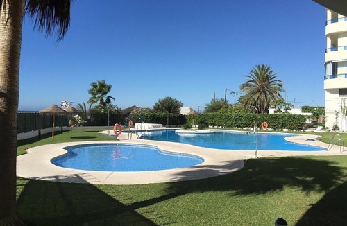 Marbella Apartment | First Line Beach Apartment with Sea Views, Pool, A/C & Wi-Fi