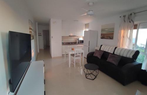 Benalmadena Costa Apartment | Hercules Paradise 531 - Mediterranean Sea View Terrace - Resort Pools & Gardens - 10 Min Beach - Central Benalmadena - Train to Airport & Malaga - Fast Private WiFi - Remote Work and FireTV ready