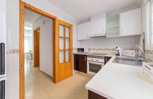 San Juan de los Terreros House | Holiday Home "Adosado Mar Serena" with Sea View, Shared Pool & Wi-Fi