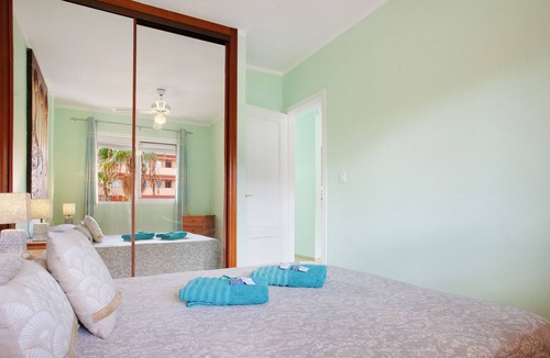 Parque Holandes Apartment | Holiday Apartment "La Caleta 24, Beira Mar" with Sea View, Shared Pool & Wi-Fi