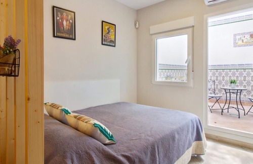 Capuchinos Apartment | Holidays2Malaga Alameda Barcelo with patio & High Speed WIFI