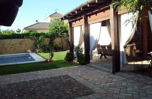 La Luisiana Villa | House Cortijo de best qualities, pool, 2 fireplaces, large barbecue, etc.