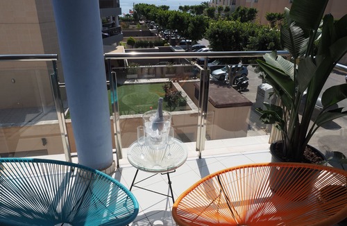 Ibiza Town Apartment | Ibiza Beach 3Bedroom Apartment, wi-fi, balcony with sea view