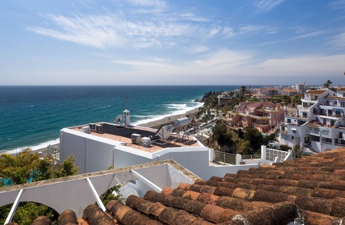 Chimenea Villa | In Nerja, villa with garden and private pool overlooking the sea for 8 people