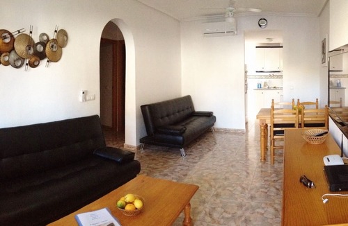 La Siesta Apartment | Large apartment in La Siesta, Torrevieja with beautiful private terrace with trees