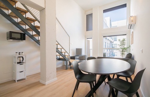 San Andres Apartment | loft industrial con garaje de alquiler temporal