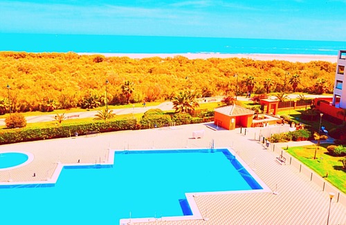 Punta del Moral Apartment | Los Pelícanos - Apartamento superior con terraza frontal al mar