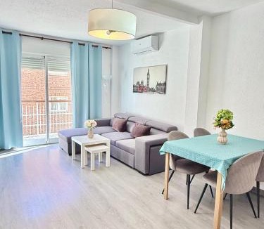 Raval Roig Apartment | Lovely, new, bright 3 mins to beach apt 105 sq meters