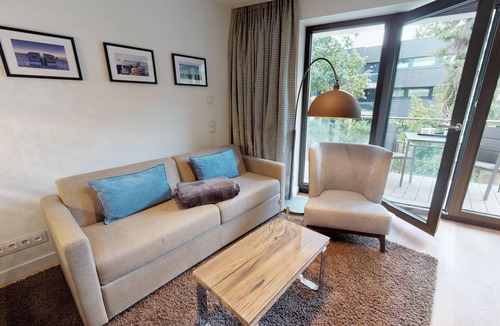 Timmendorfer Strand Apartment | Luxury vacation apartment 1.02 with balcony near the beach in Timmendorfer Strand