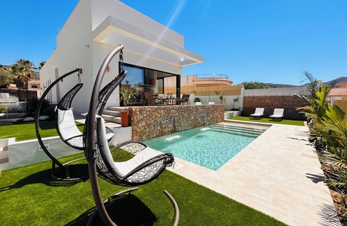 La Azohia Villa | Luxury villa 20 meters from the sea. Heated swimming pool all year round. .