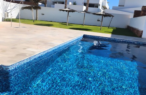 Las Negras Apartment | Modern Apartment with Pool, Large Terrace, and Sea Views in Las Negras