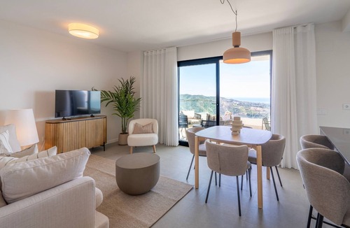 Rincon de la Victoria Apartment | Modern Costa Living: Sleek Three-Bedroom Apartment with Shared Pool & Fitness Center
