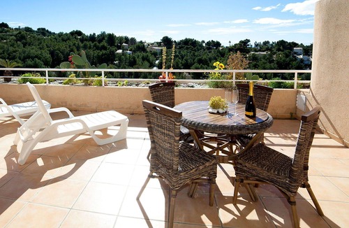Bernia Apartment | Nice apartment for 4 guests with A/C, pool, WIFI, TV, terrace and panoramic view
