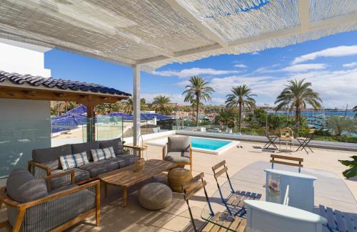 Pasito Blanco Villa | Pasitoblanco Porto Mare 45 Seaview Villa prívate heated pool